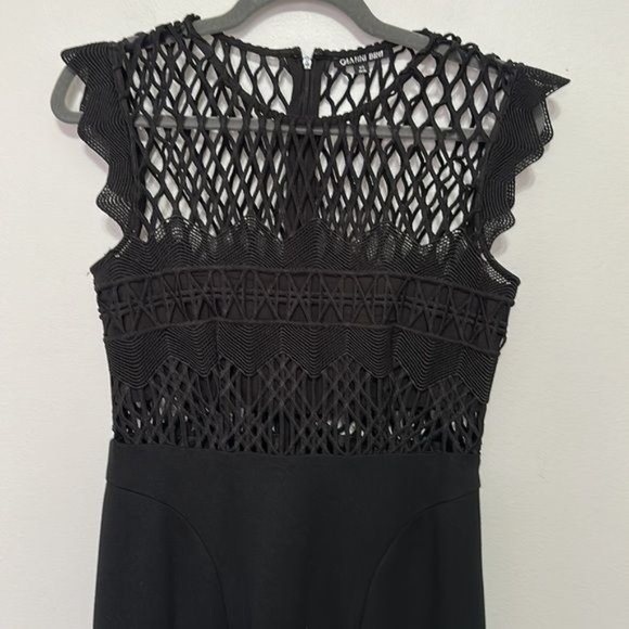 Gianni Bini Carmen Lattice Fit & Flare Dress Size XS - Picture 4 of 10